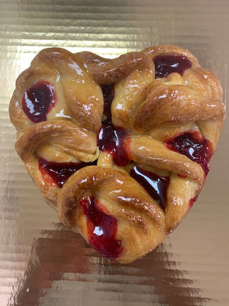 Breakfast Heart Danish