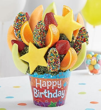 Celebrate the Day Fruit Arrangement With Chocolate