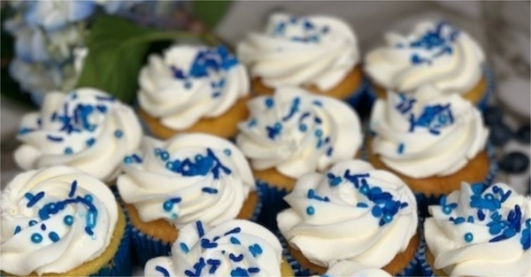 Passion Blue Cupcakes (Minimum of 12)